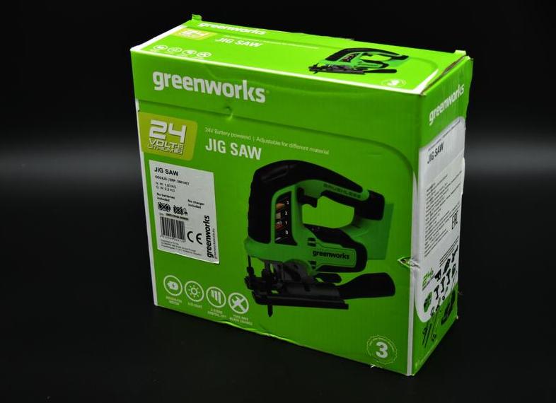 Greenworks GD24JS: бытовой аккумуляторный лобзик высокого класса