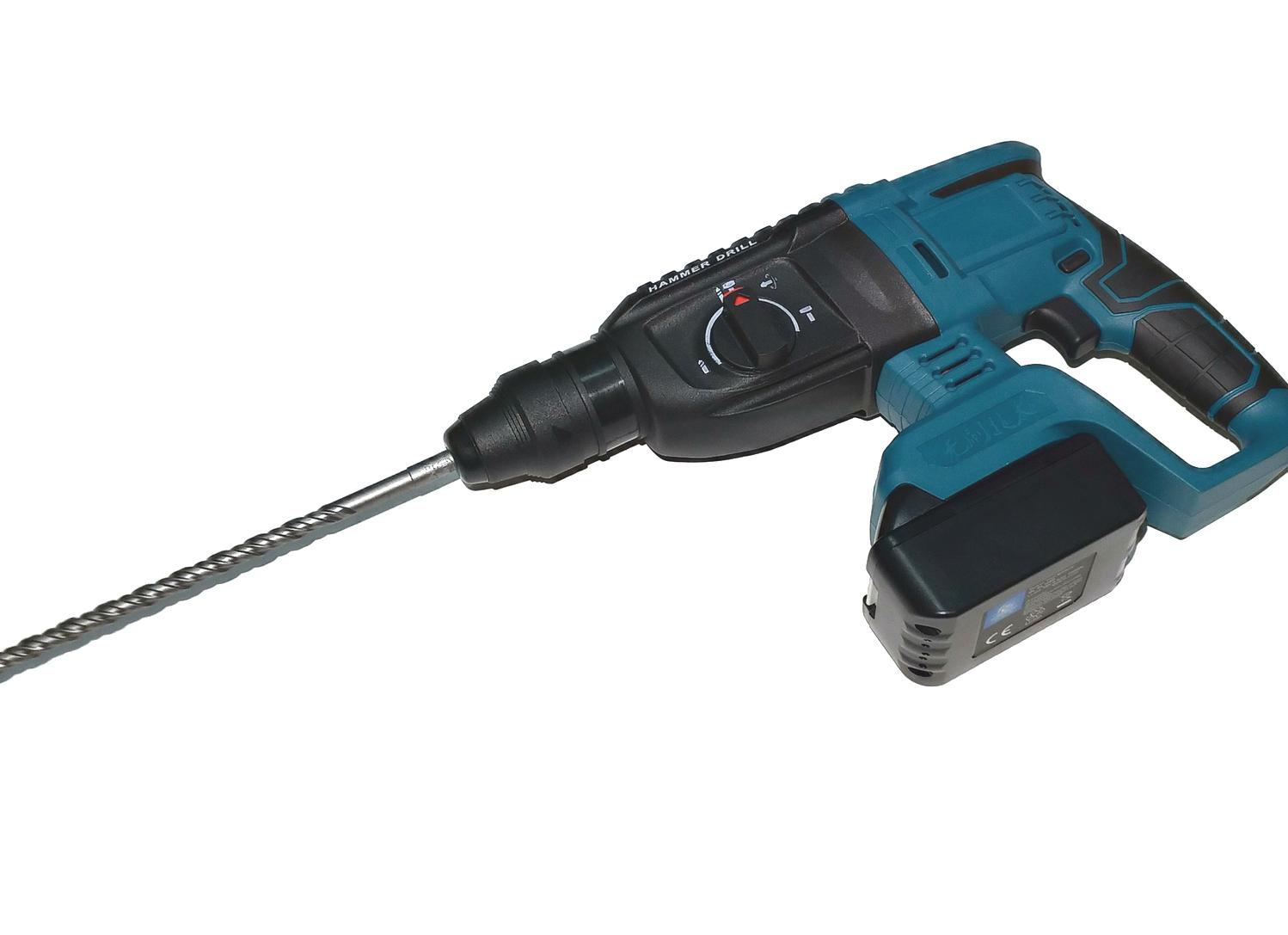 Аккумуляторный перфоратор с питанием от распространенных батарей Makita 18 В